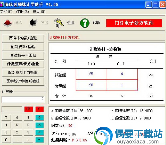 临床医师统计学助手