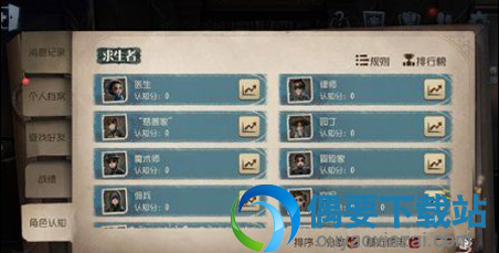 第五人格认知系统