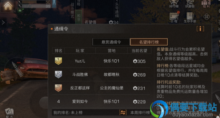 明日之后怎么快速提升名望值