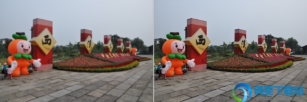 Piccure处理的图片前后对比效果图1